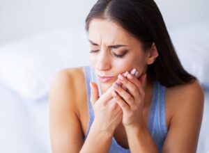 root canal | woman with dental pain