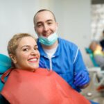 dental exams | patient with dental hygienist